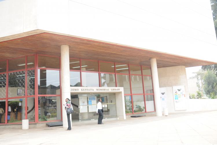 Jomo Kenyatta memorial Library entrance
