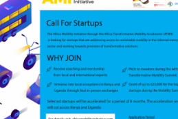 Africa Mobility Initiative (AMI) Opens Call for Startups