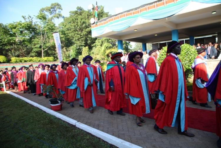 Graduation procession