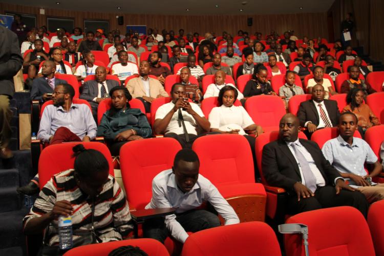 Students attend the forum