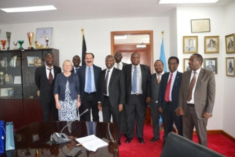 University of Kentucky team pays a courtesy call to the VC