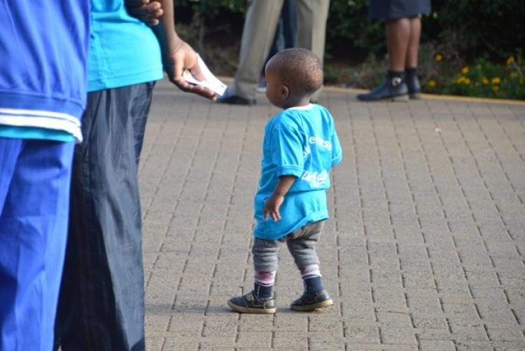 Little ones were not left behind during the Nairobi wellness week
