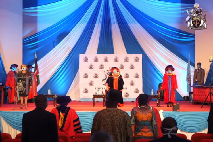 Proceedings at Taifa hall during Installation of the 8th Vice-Chancellor of the University of Nairobi.