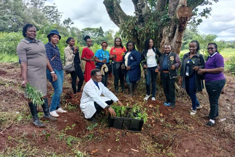 Finance Department Staff Pose for a group Photo