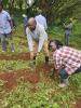 Ag. Finance Officer Participating in the Elimu tree planting Day